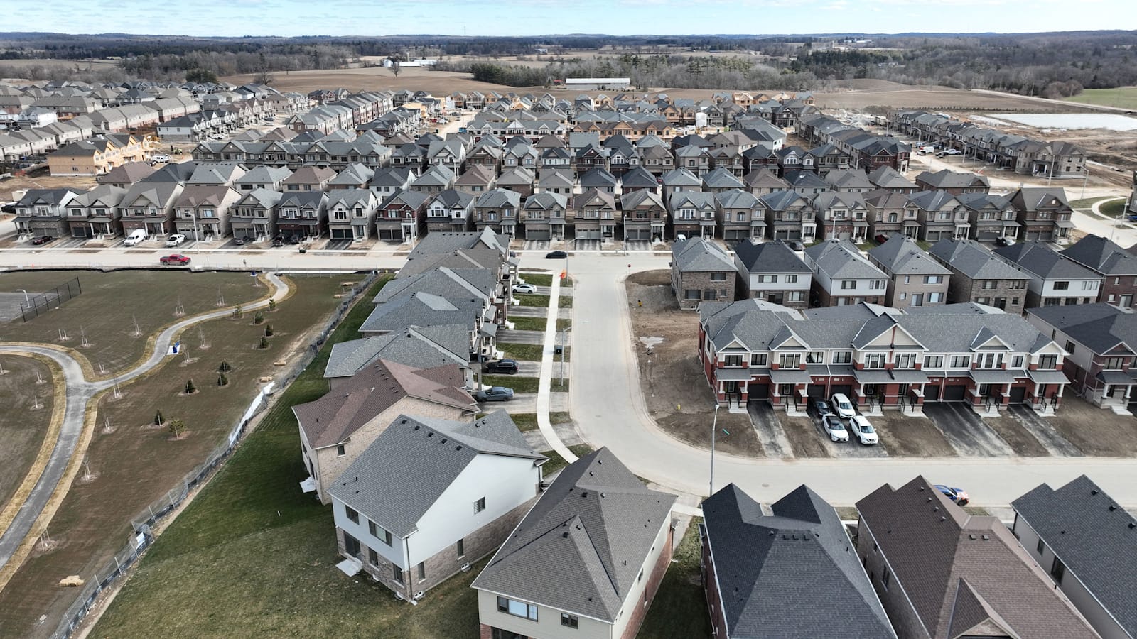 Aerial view of Cachet Mount Hope